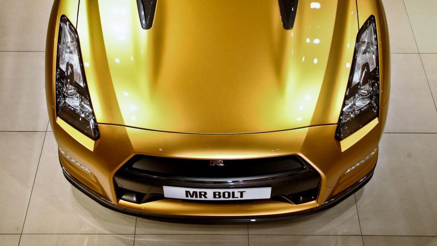  Nissan GT-R Gold by Usain Bolt 2012 года  (фото 7 из 12)